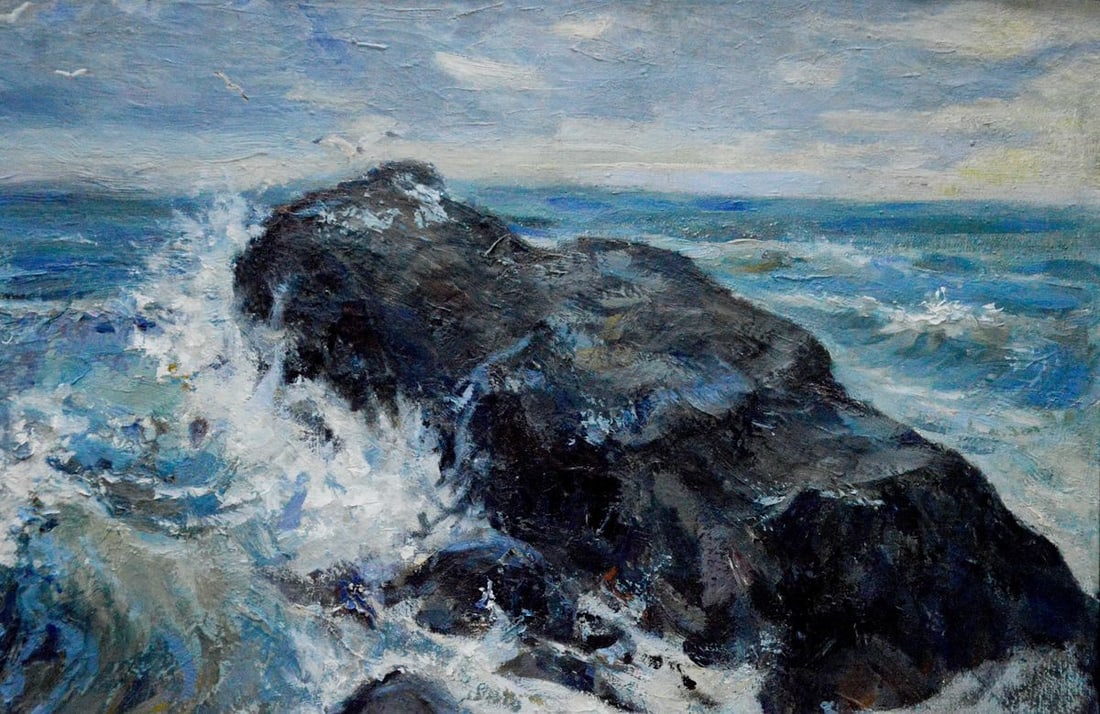 Oil painting Raging sea Bakaev Sergey Ivanovich - 5