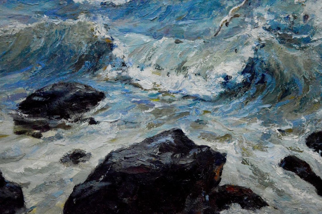Oil painting Raging sea Bakaev Sergey Ivanovich - 6