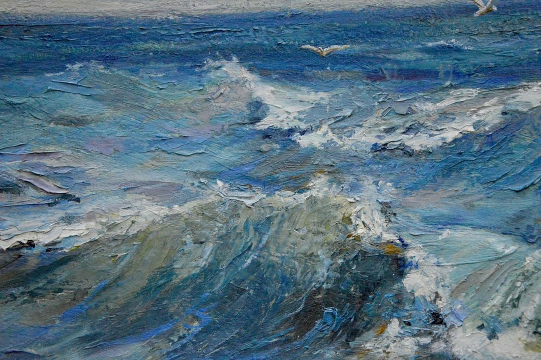 Oil painting Raging sea Bakaev Sergey Ivanovich - 9