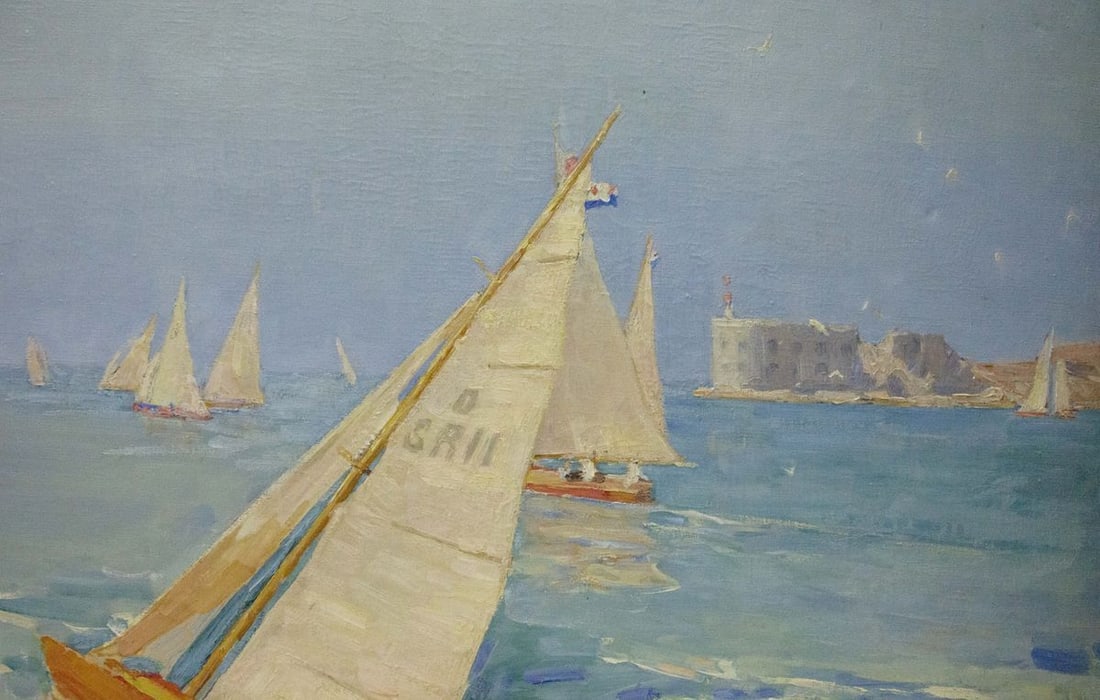 Oil painting Near the shore Vladimir Kozyuk - 6