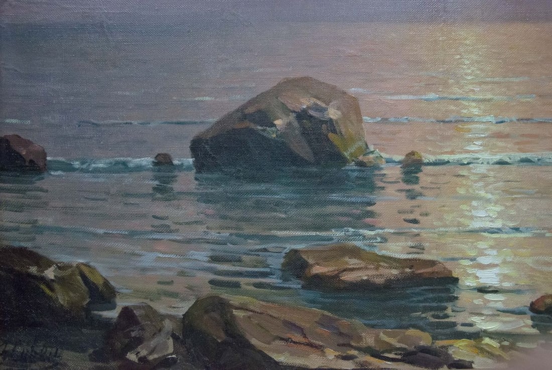 Oil painting Sunset at sea Sevets Victor Stepanovich - 3