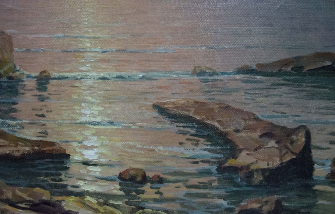 Oil painting Sunset at sea Sevets Victor Stepanovich - 4