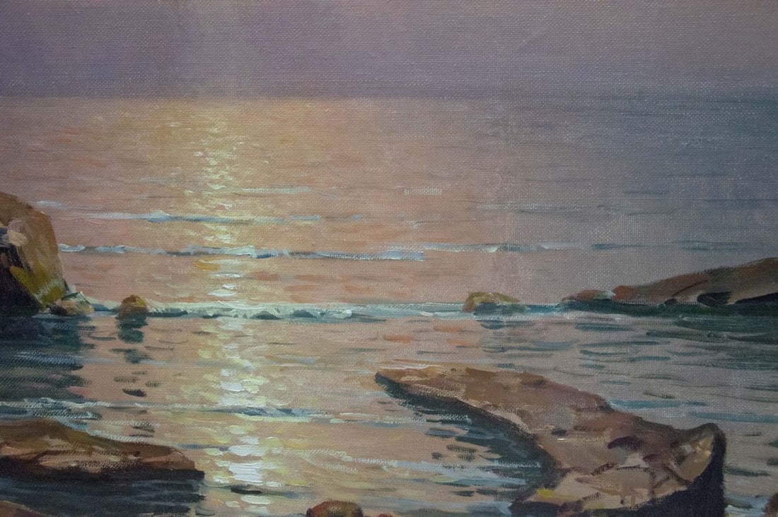 Oil painting Sunset at sea Sevets Victor Stepanovich - 6