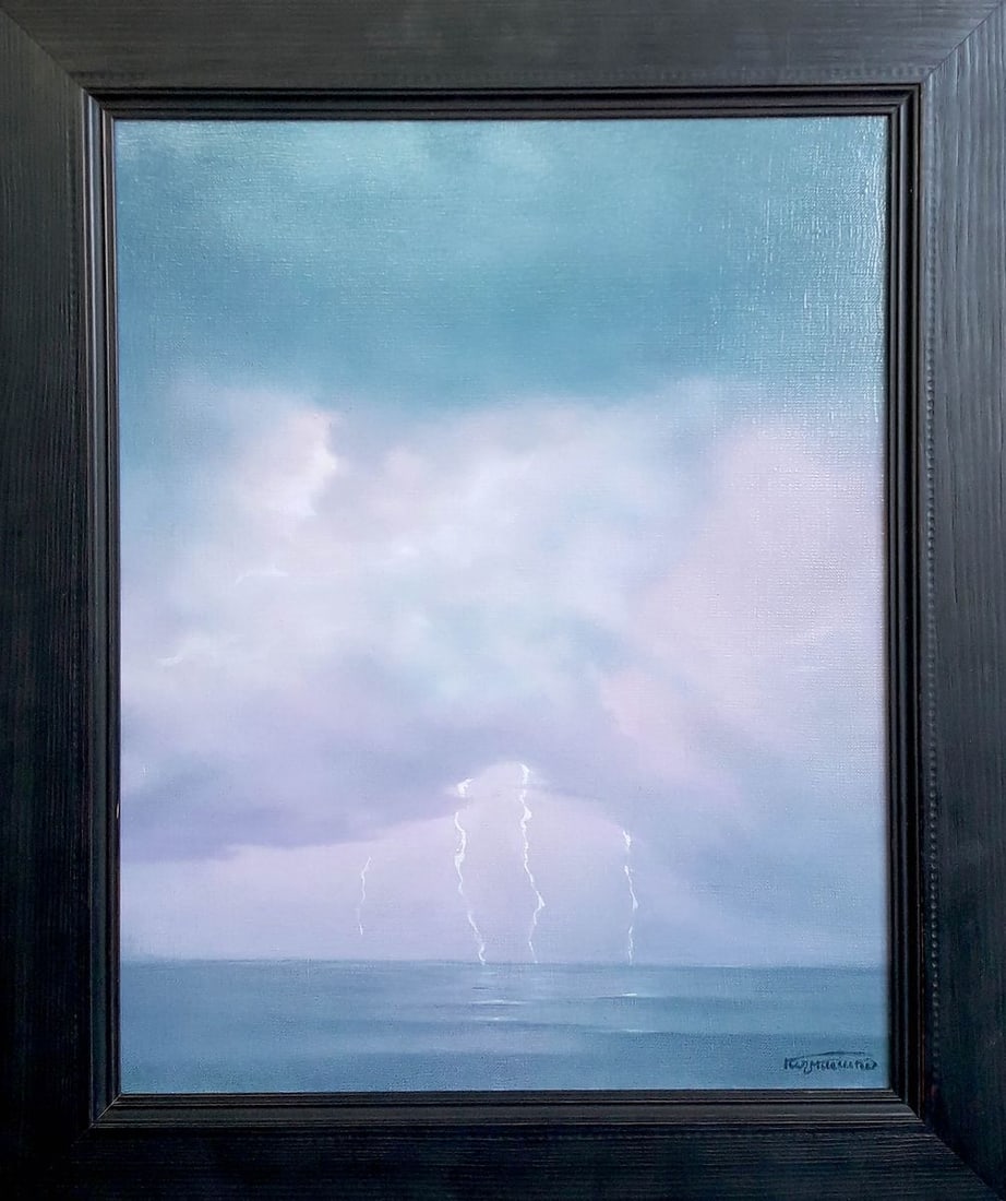 Oil painting Storm Korkishko Vasily: Title: Oil painting Storm Korkishko Vasily Description: Kork 65 *** ABOUT THIS PAINTING *** * TITLE: "Storm" * ARTISTS: Korkishko Vasily * SIZE: 50x40 cm/'19.68x15.74 inches' * MEDIUM: oil, canvas, fr