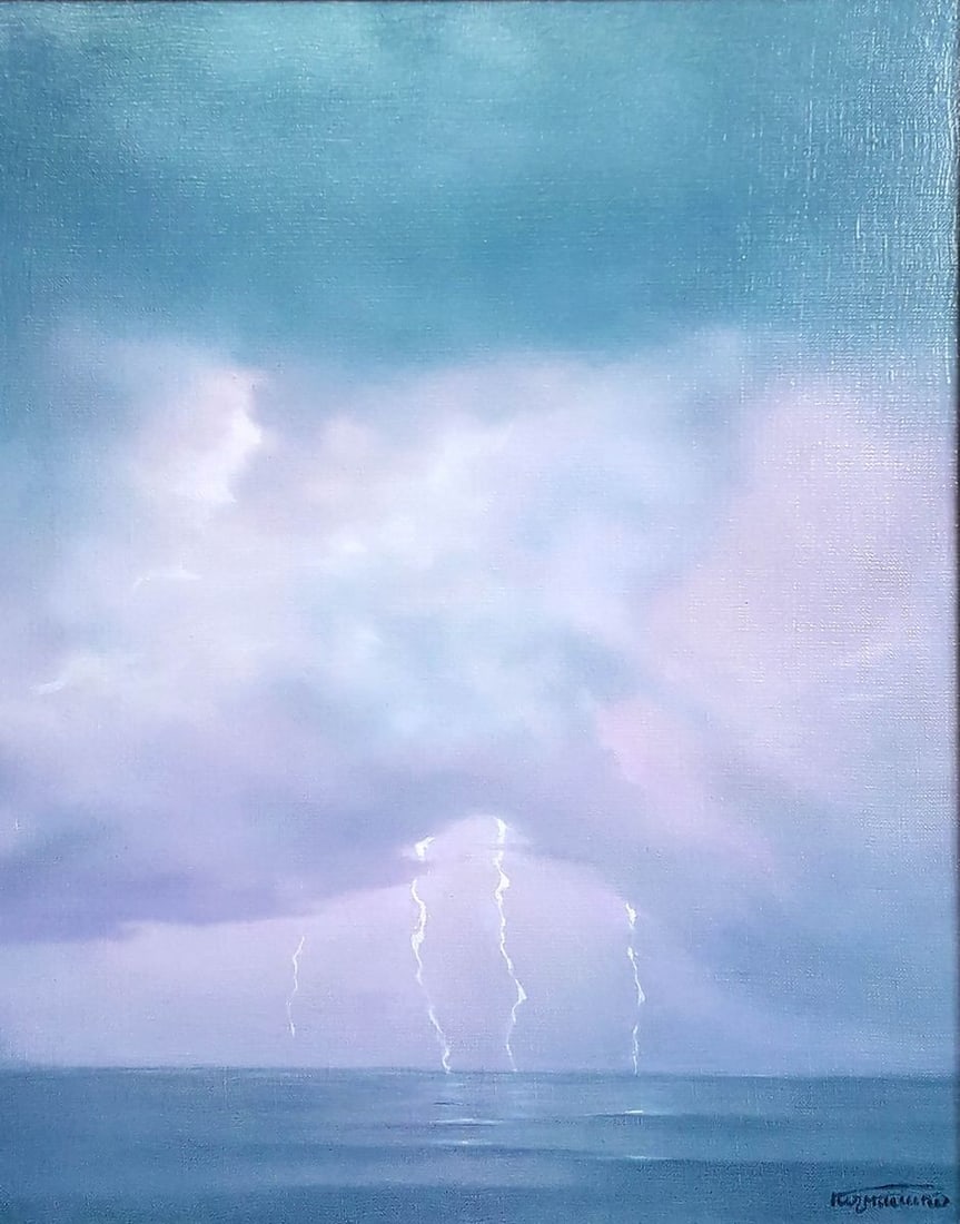 Oil painting Storm Korkishko Vasily - 2