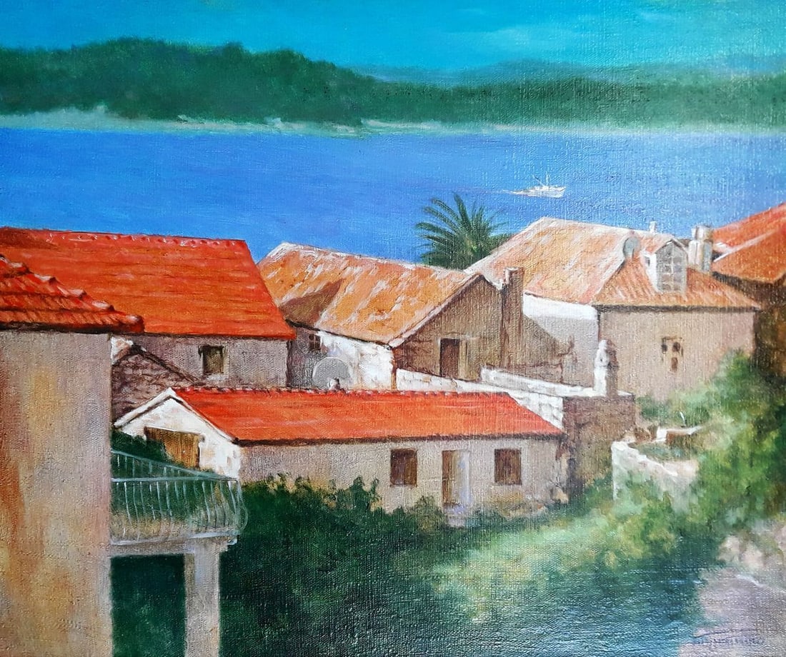 Oil painting Orebic (Croatia) Korkishko Vasily - 2