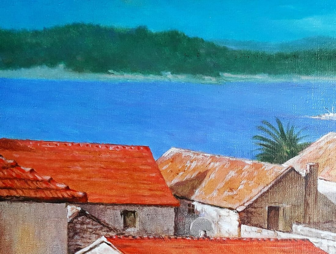 Oil painting Orebic (Croatia) Korkishko Vasily - 3