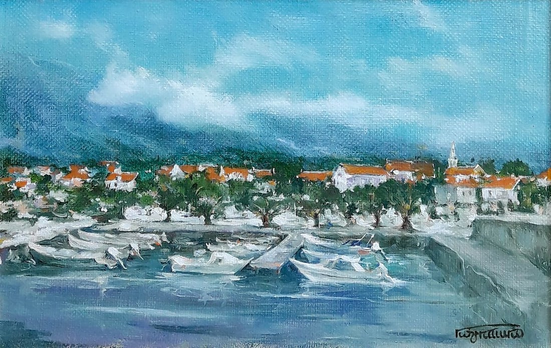 Oil painting Orebic (Croatia) Korkishko Vasily - 2