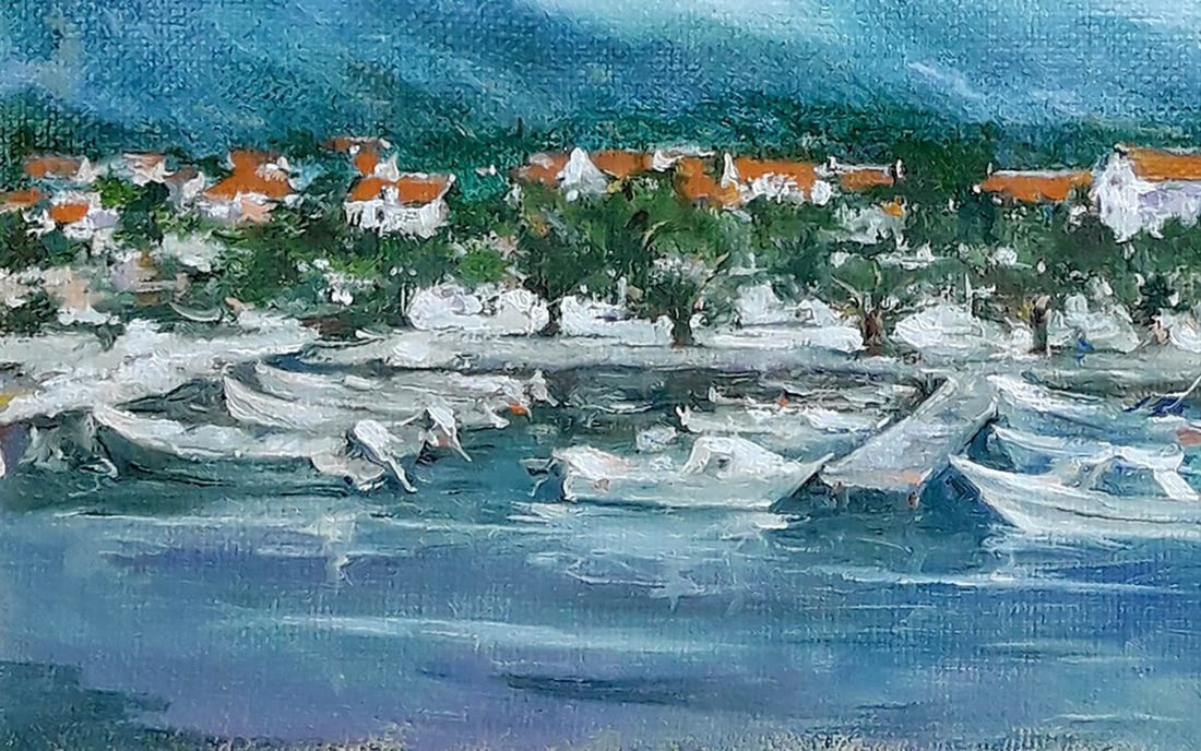 Oil painting Orebic (Croatia) Korkishko Vasily - 5