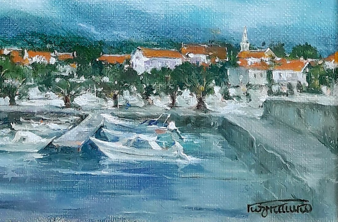 Oil painting Orebic (Croatia) Korkishko Vasily - 6