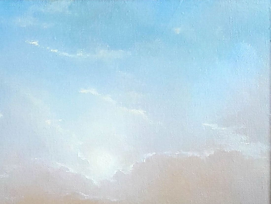 Oil painting Dawn over the Dnieper Korkishko Vasily - 4