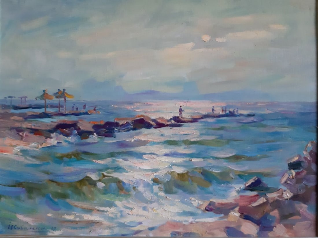Oil painting Resting-place Kovalenko Ivan Mikhailovich (1 of 1)