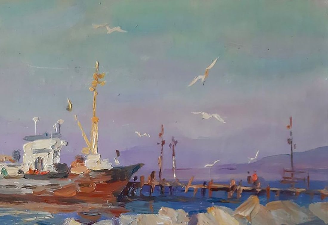 Oil painting Port Kovalenko Ivan Mikhailovich - 3
