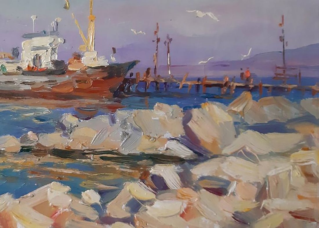 Oil painting Port Kovalenko Ivan Mikhailovich - 5