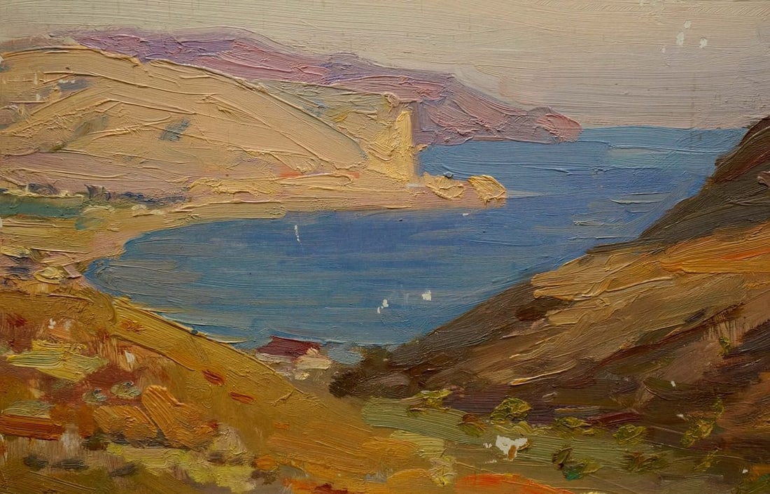 Oil painting The ruins of the fortress V. Kisil - 2