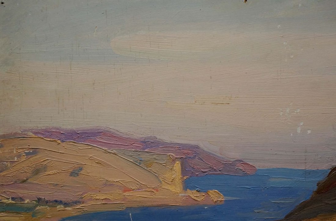 Oil painting The ruins of the fortress V. Kisil - 3
