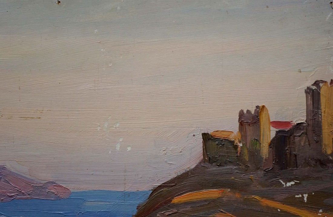 Oil painting The ruins of the fortress V. Kisil - 4