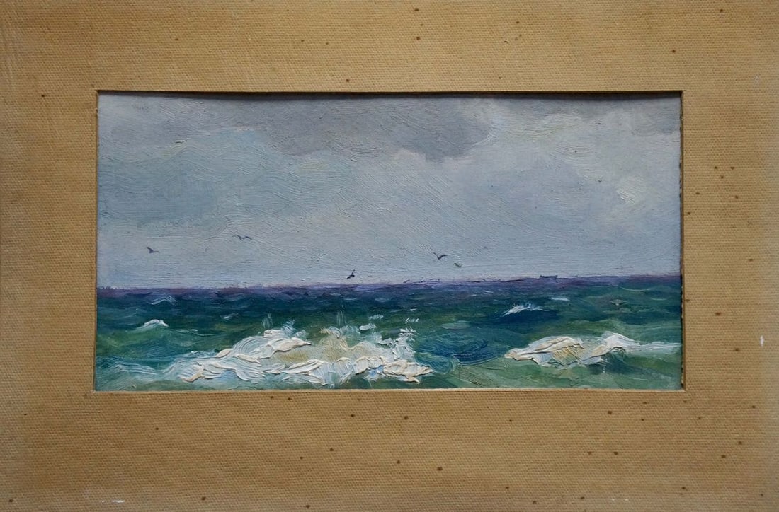 Oil painting Marine sketch Knishevsky Vladimir Leonidovich: Title: Oil painting Marine sketch Knishevsky Vladimir Leonidovich Description: Verns 359 *** ABOUT THIS PAINTING *** * TITLE: "Marine sketch" * ARTISTS: Knishevsky Vladimir Leonidovich * SIZE: 13x25 c