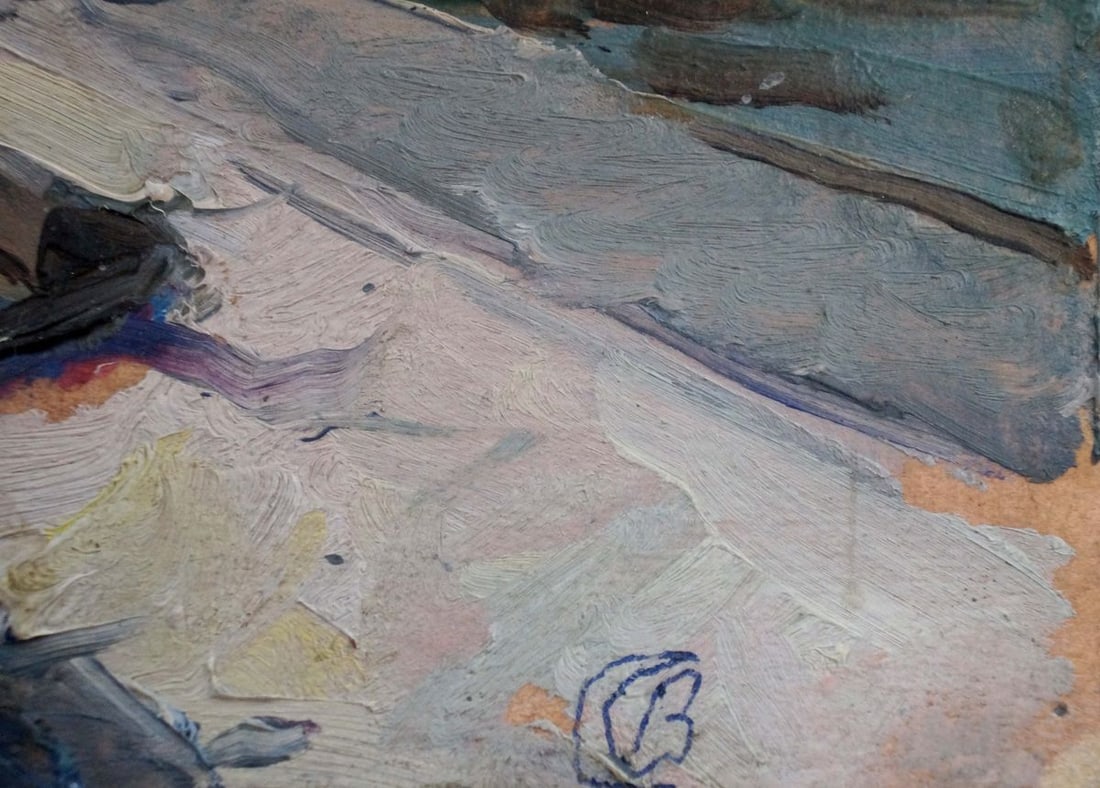 Oil painting Ship repair Strelnikov Vladimir Vladimirovich - 6
