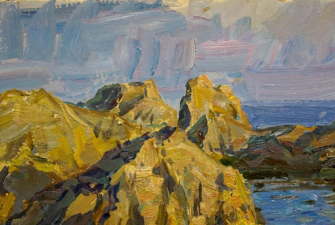 Oil painting Rocks in the sea Olkhov Vladimir Nikolaevich - 3