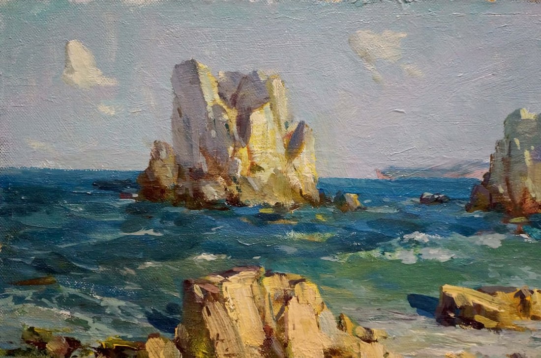 Oil painting By the sea Levichev H.V. - 3
