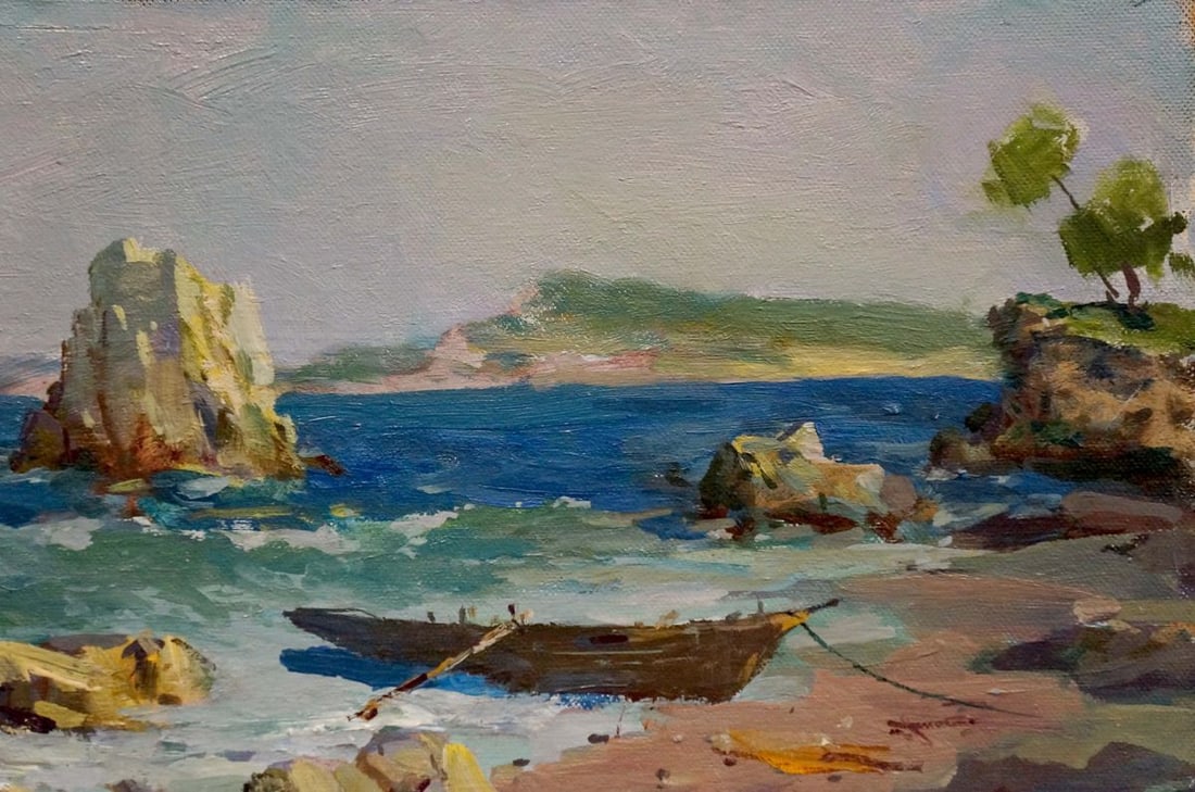 Oil painting By the sea Levichev H.V. - 4