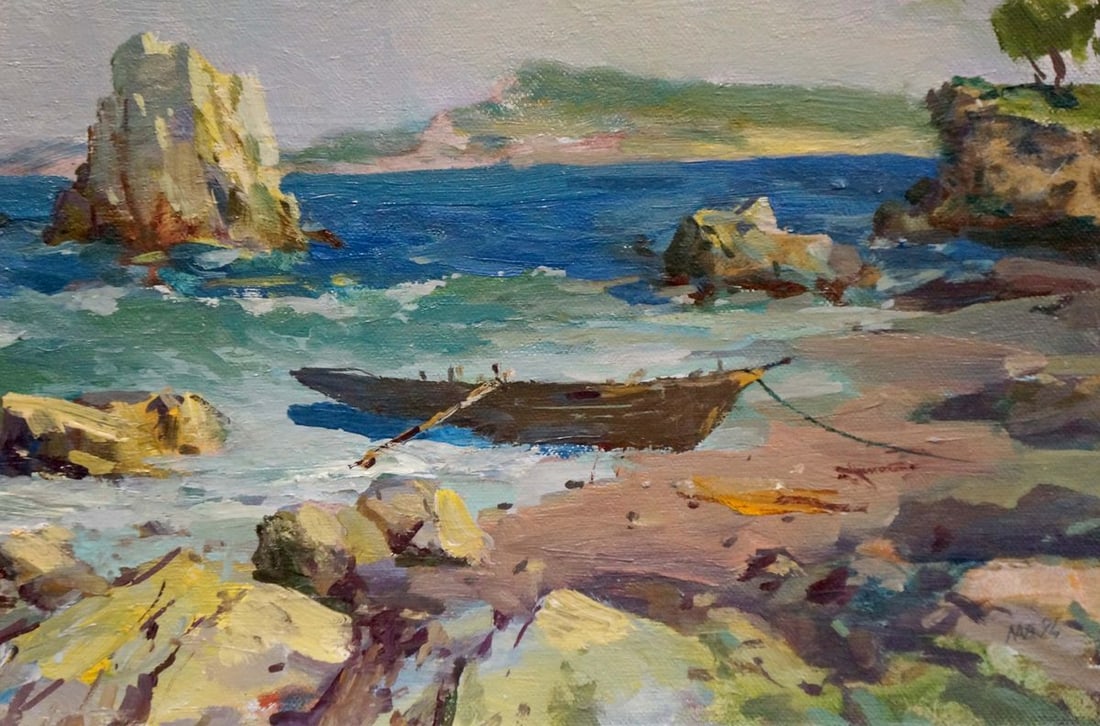 Oil painting By the sea Levichev H.V. - 5