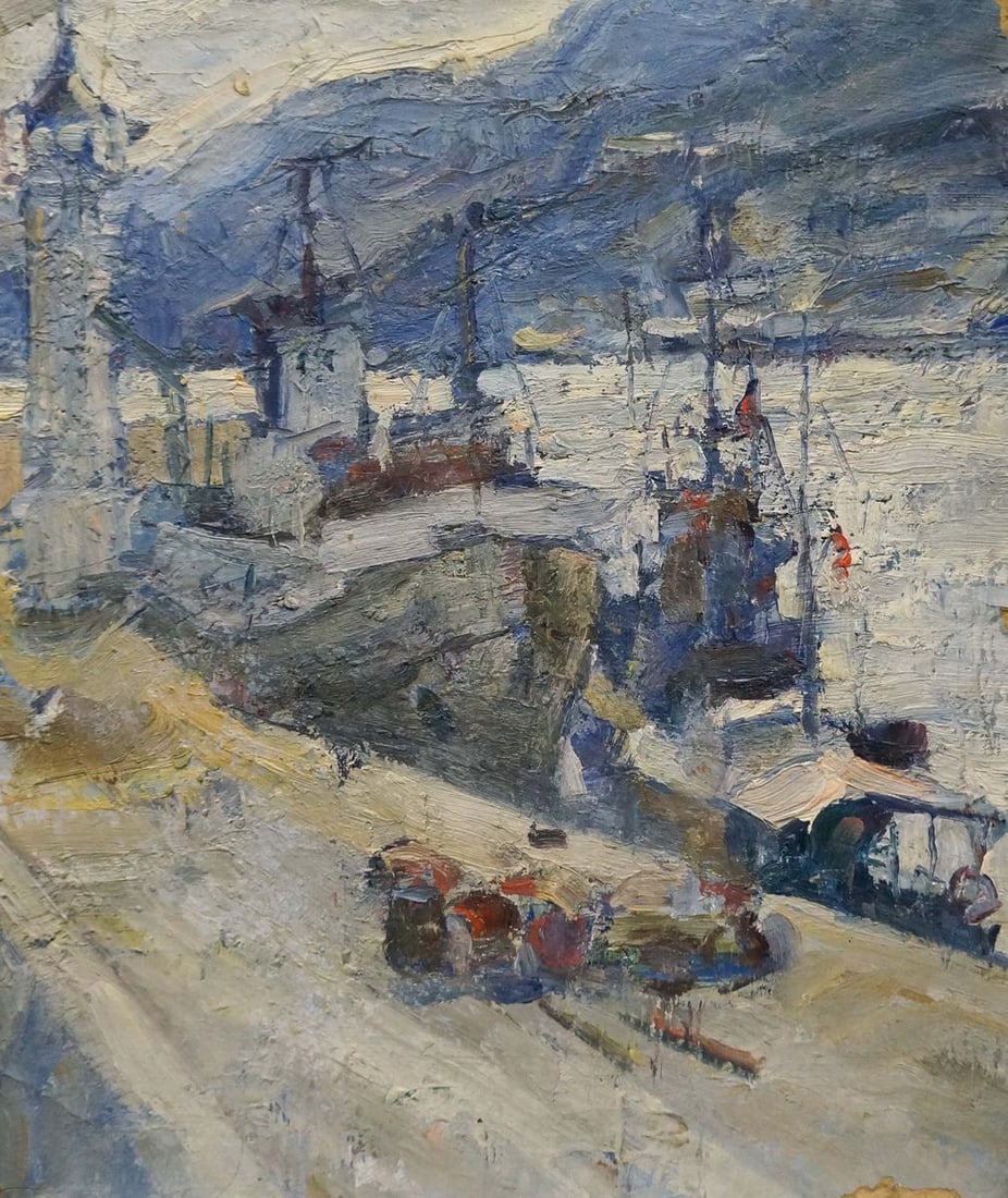 Oil painting In Port Cherkashin Ilya (1 of 8)