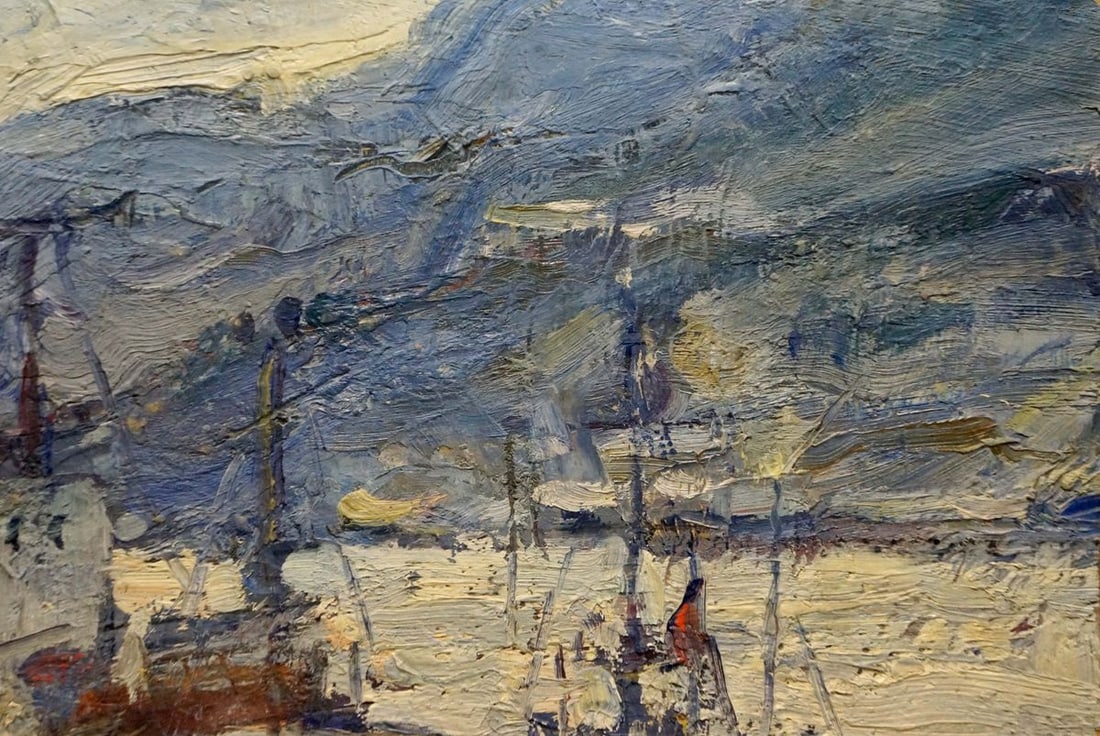 Oil painting In Port Cherkashin Ilya - 4