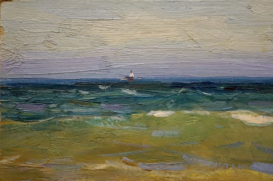 Oil painting Volga Strelov Arkady Efimovich - 3