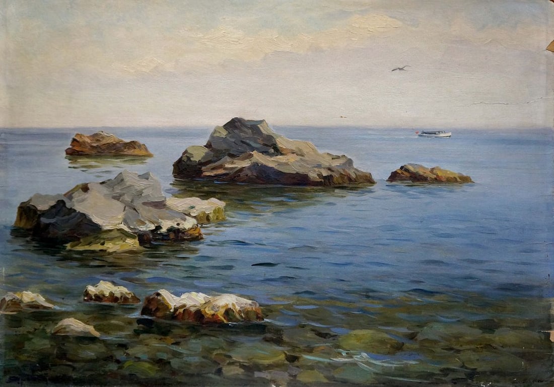 Oil painting Seascape Yarovoy Stepan Kalinovich (1 of 8)