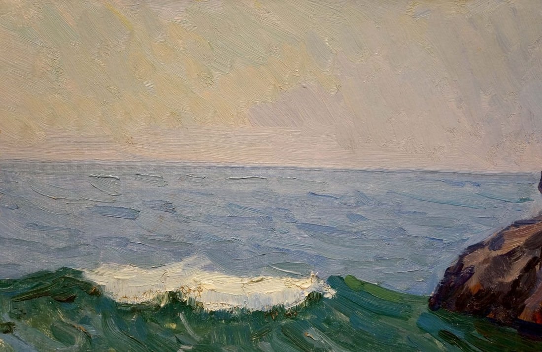 Oil painting Gomolsky G.S. Marine sketch - 3
