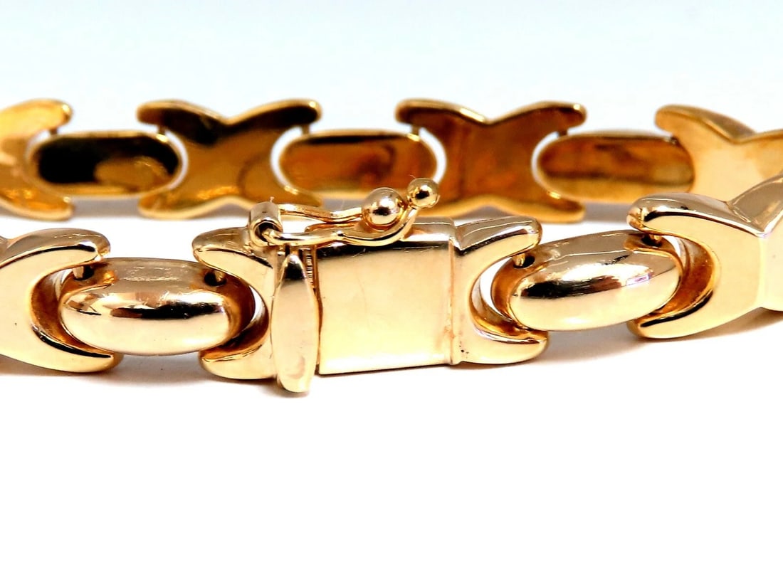 Italian X Link Gold Bracelet 14kt Gold** - 2