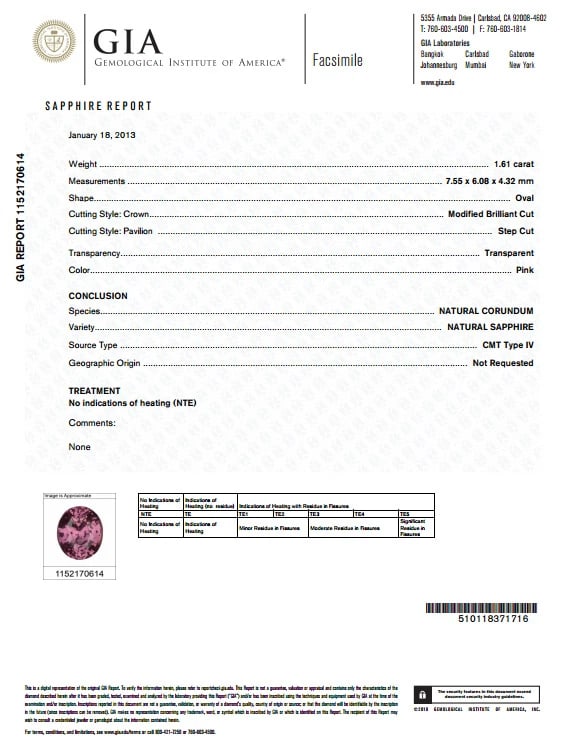 GIA Certified 2.97ct natural no heat vivid pink sapphire ring three stone wrap** - 6