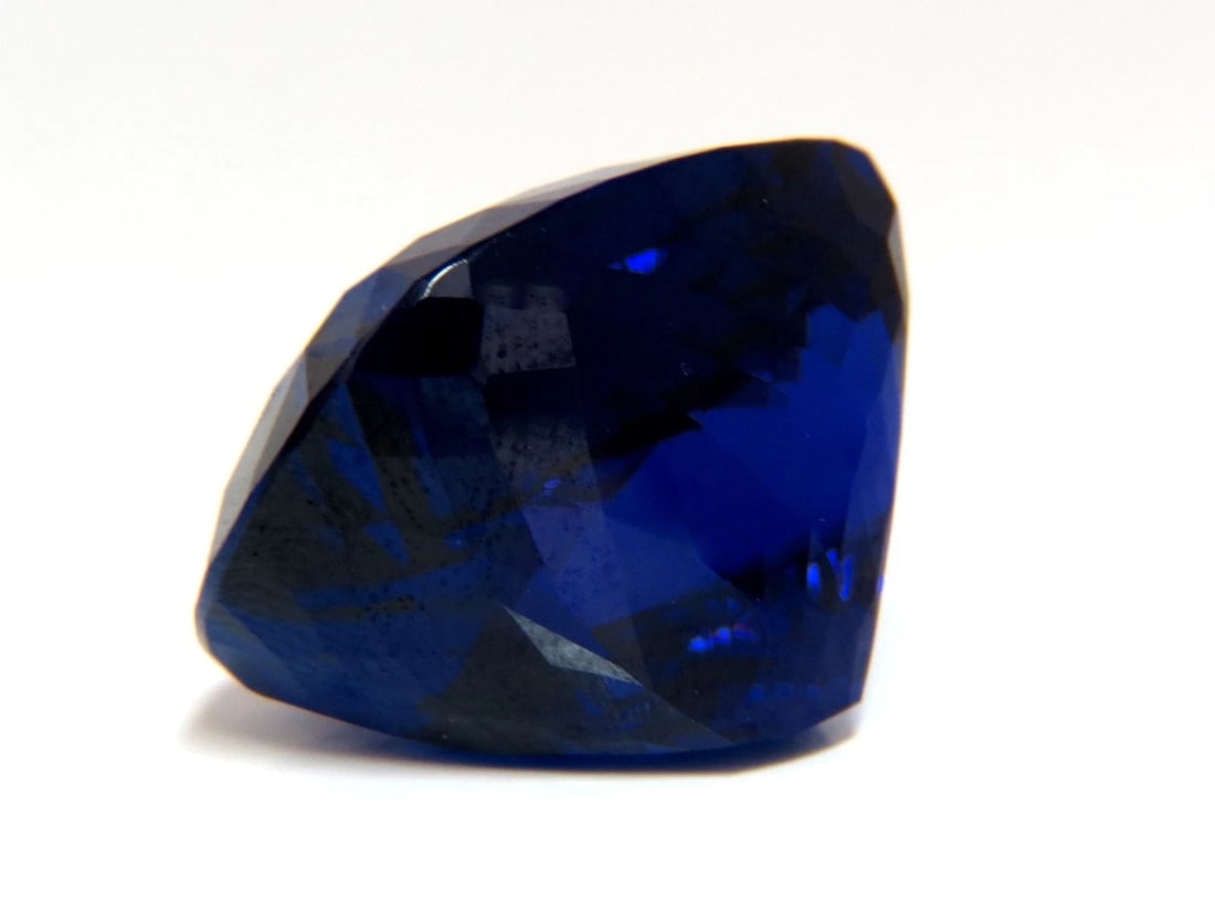 GIA Certified 58.21ct Natural Blue Cushion Cut Tanzanite Magnificent+ - 5