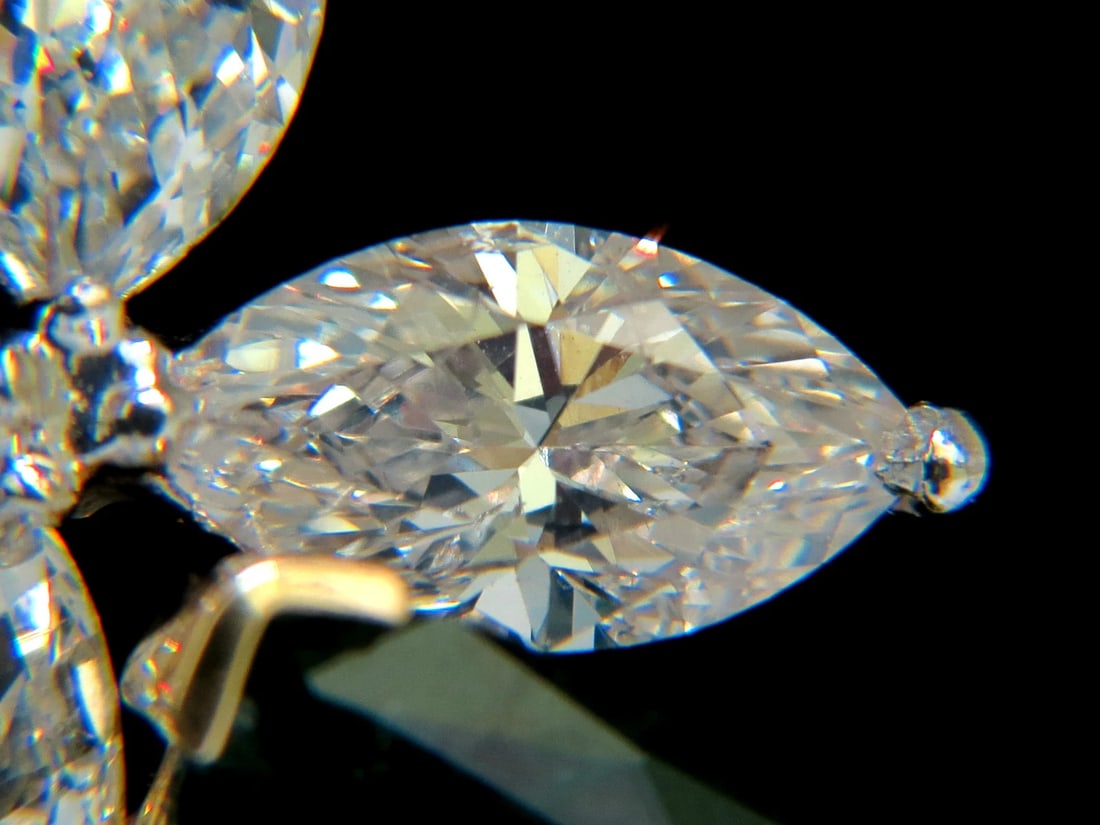 8.31CT NATURAL DIAMOND EMERALD PENDANT STAR 14kt Gold ** - 10
