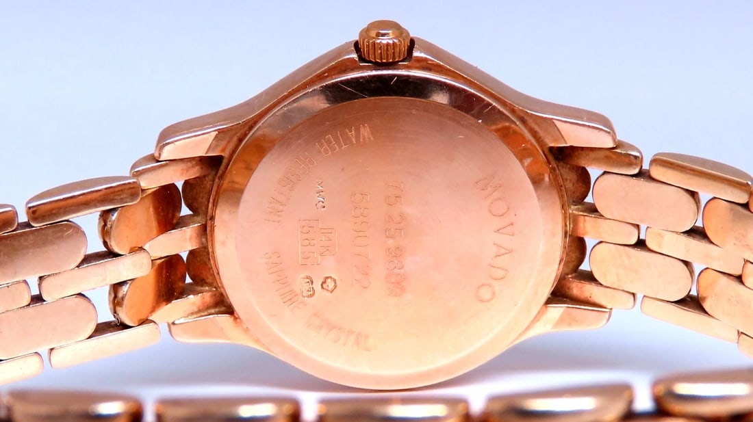 Movado Watch 14kt Gold** - 3