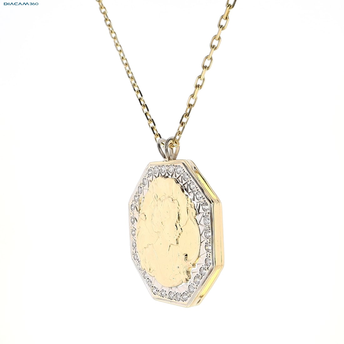 0.96cttw Natural Diamond Necklace 14K Yellow Gold 20.05 gr - 6