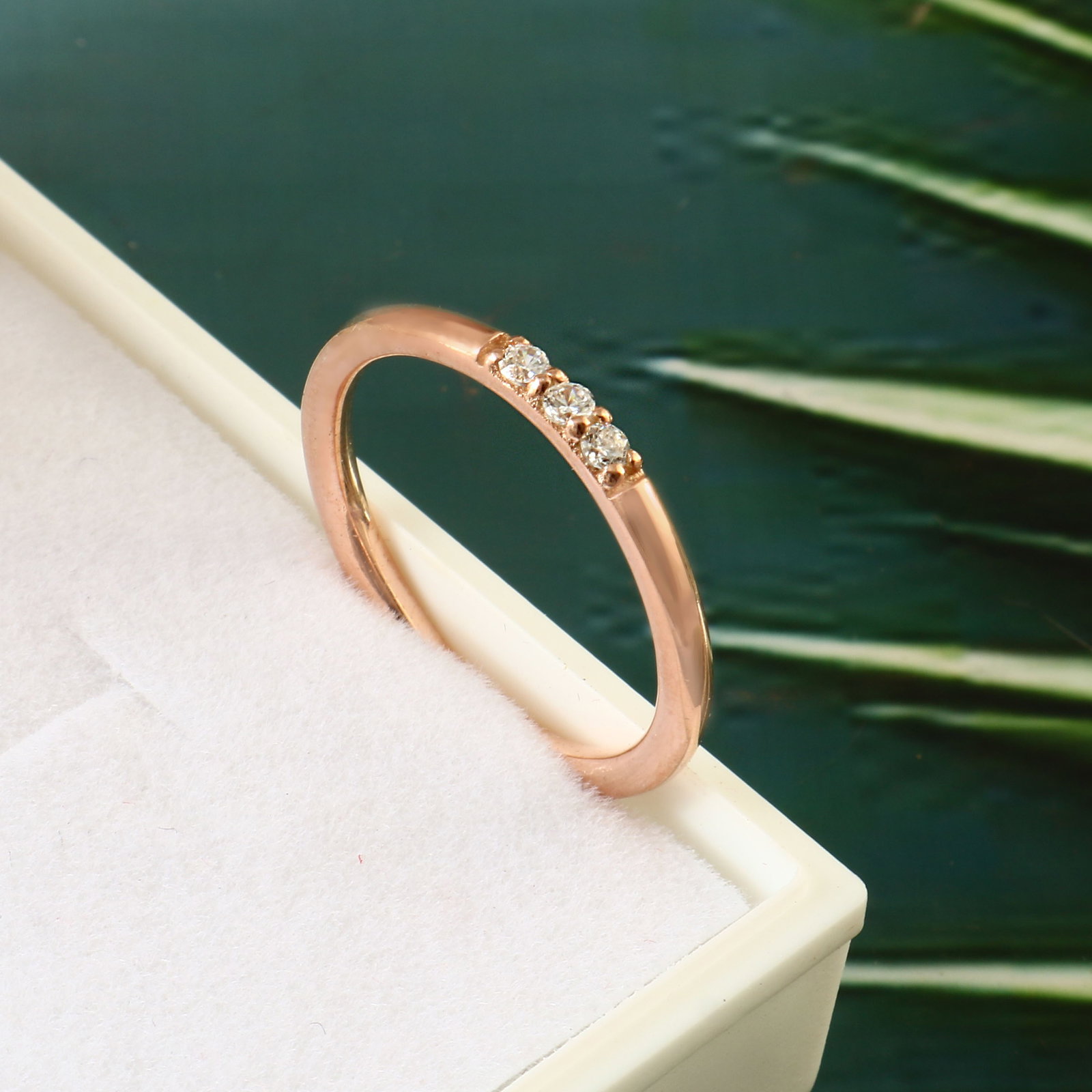 0.9 Carat Cubic Zirconia 925 Sterling Silver Promise Ring - 3