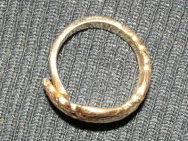 18 kt Gold Plated Brass Ornate Spoon Ring Alberto Juan - 4