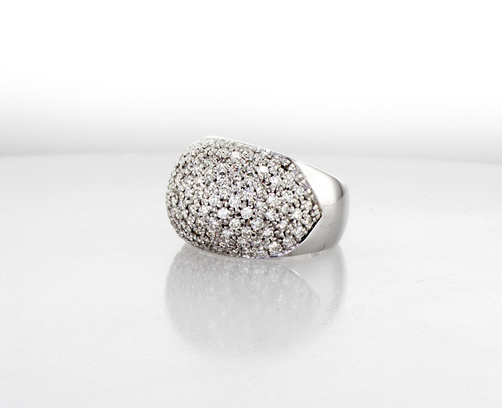 1.72cttw Natural Diamonds Ring 18K White Gold 10.85 gr - 6