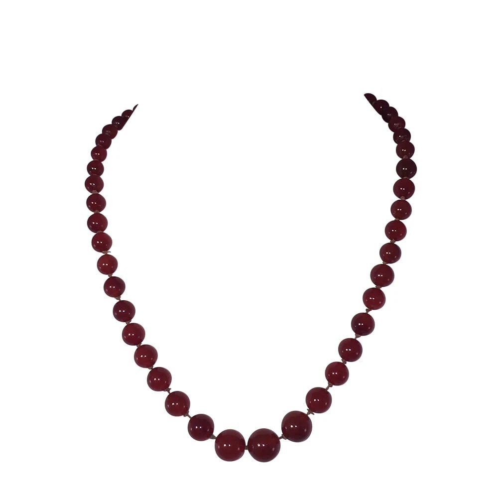 Graduated Carnelian AAA Grade Bead Necklace - 2