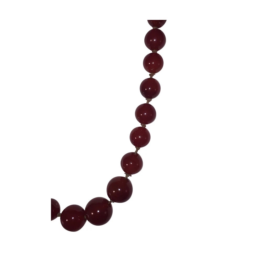 Graduated Carnelian AAA Grade Bead Necklace - 3