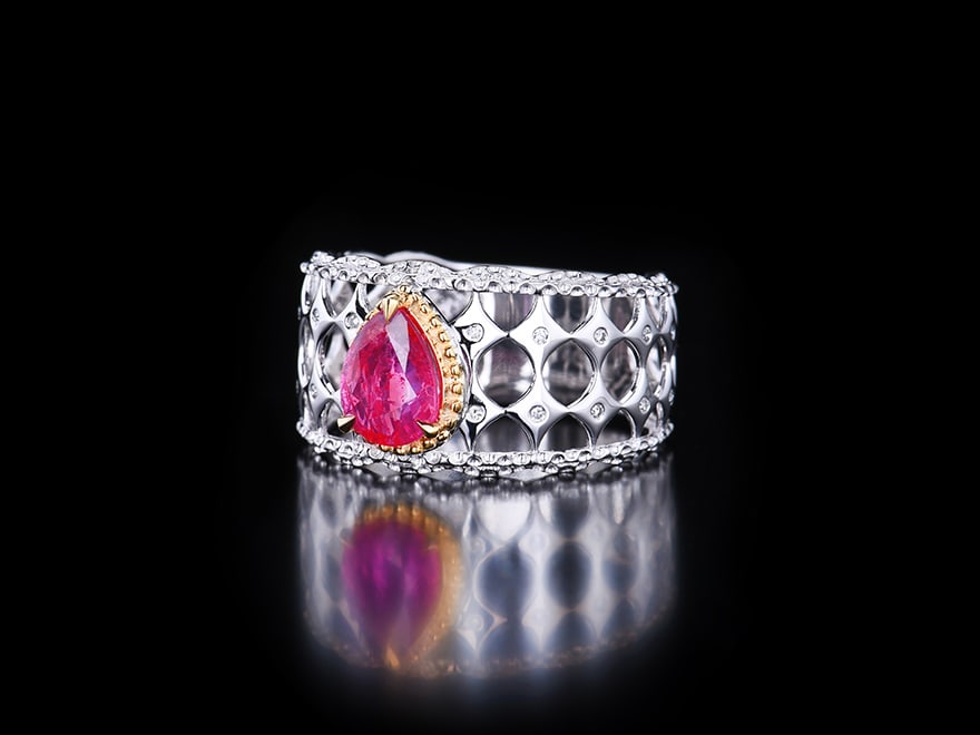 14K GOLD 1.21 CTW NATURAL SAPPHIRE & DIAMOND RING - 2