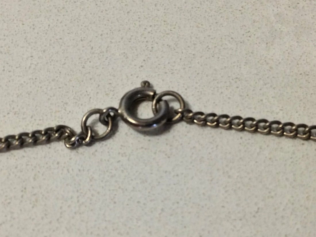 Sterling Silver Necklace and Snowflake Pendant - 5