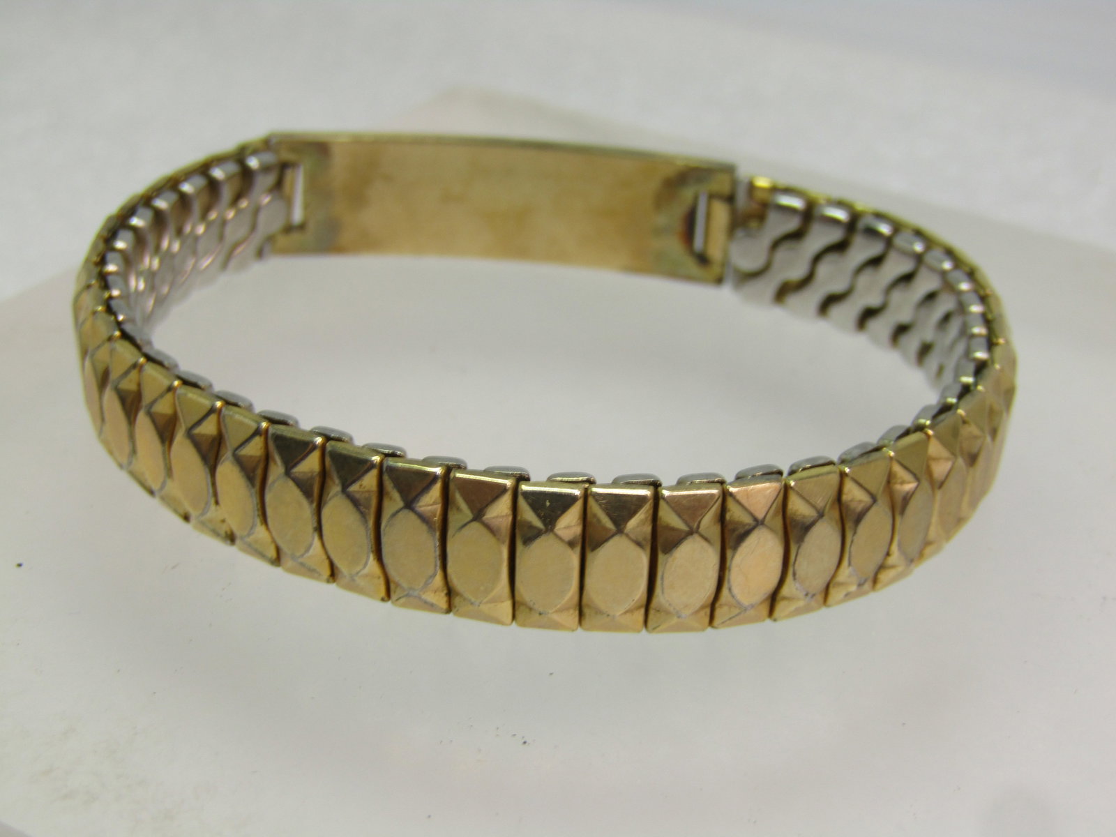 Vintage Lanvin Paris Black/Gold Necklace, 18.5", Snake Chain,Statement Piece, 1960's - 4