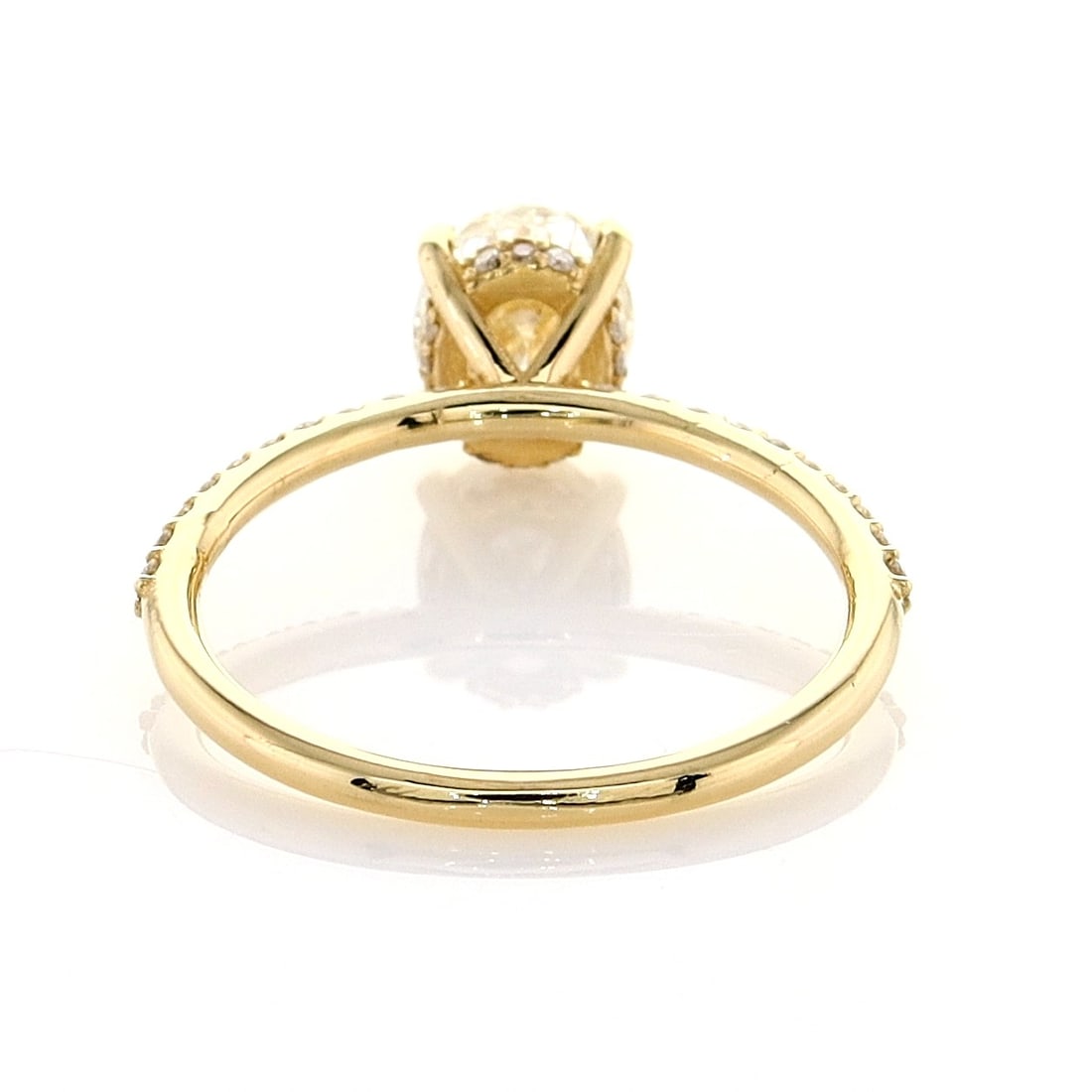 1.80cttw Natural Diamond & Natural Diamond Ring 14K Yellow Gold 2.13 gr - 3
