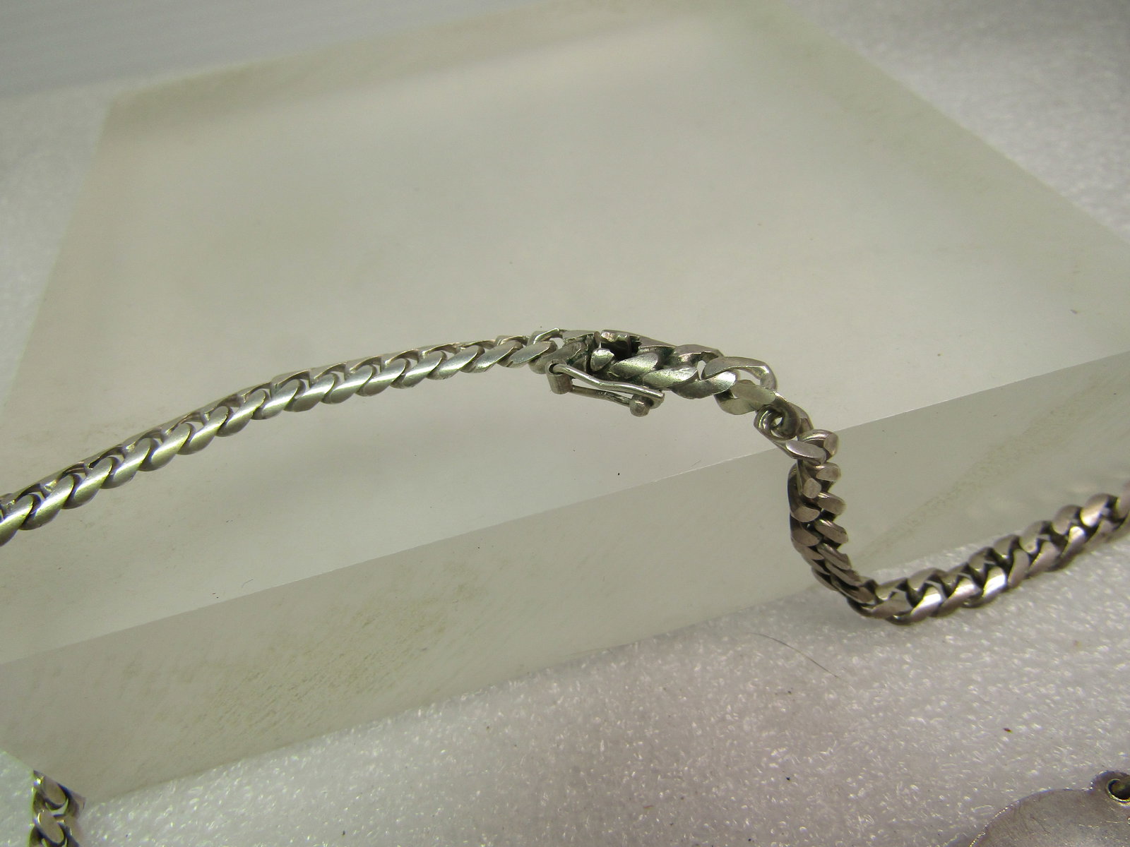 Vintage Sterling Peruvian Figural Necklace, 18", Signed ME, 1960's-1970's - 7