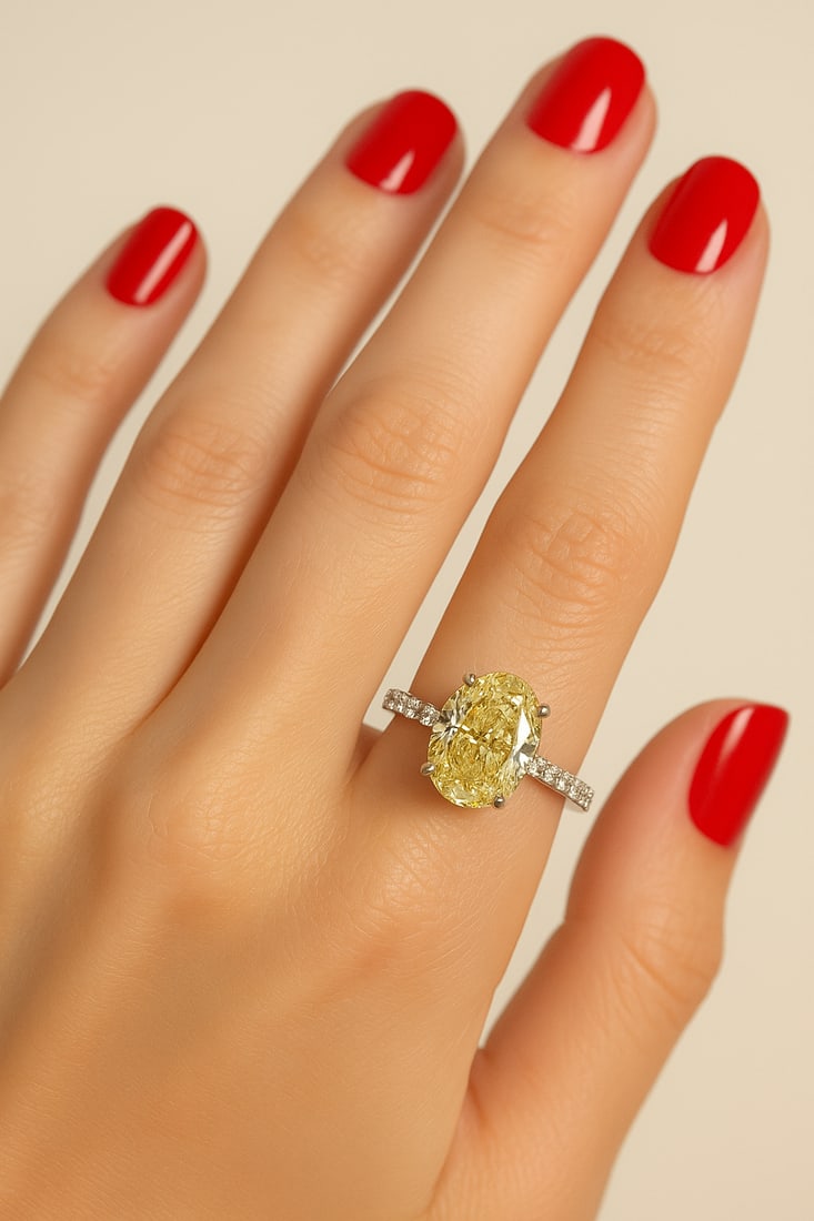 2.39cttw Natural Diamond & Natural Diamond Ring 14K Yellow Gold 2.01 gr - 2