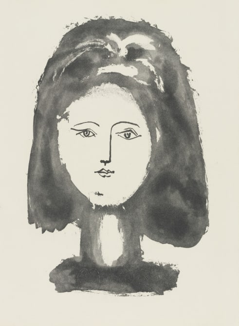 1985 Picasso Heliogravure 9 A beautiful woman: Title: 1985 Picasso Heliogravure 9 A beautiful woman Artist: Pablo Picasso Description: Artist: Pablo PicassoCountry: SpainMedium: Heliogravure 9Marks: Not signed, not numberedPaper Size: 15 x 11 inch
